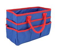 HUSHUI Bolsa de Organizador de Artesanía Portátil con Múltiples Bolsillos, Bolsa de Transporte de Arte para Suministros de Costura de la Escuela de Maestros, Suministros de Artesanía