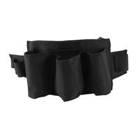 HUSHUI Bolsa Multiusos para Cinturón de Herramientas con 3 Bolsillos, Bolsa Organizadora de Herramientas de Electricista de Tela Oxford Impermeable, Riñonera Utilitaria para