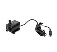 HUSHUI Bomba Sumergible para Fuente, Caudal Pequeño Ajustable para Uso en Acuarios y Fuentes, CC 12V 10W con Capacidad de 0-400L/H