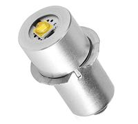 HUSHUI Bombilla de Linterna LED de Alto Brillo P13.5S para Luz de Trabajo de Emergencia Adecuada para Lámpara de Antorcha (Blanco cálido)
