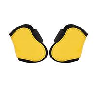 HUSHUI Botas para Tendones de Caballo, Botas Deportivas Protectoras Ajustables con Cierres de Gancho y Bucle para Salto de Caballo, Ligamentos de (Un par de Patas traseras Medianas.)