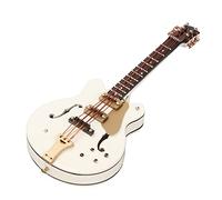 HUSHUI Broche de Guitarra, Réplica de Guitarra Electrónica en Miniatura con Cierre de Seguridad para Decoración de Festivales de Música, Fiestas