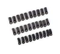 HUSHUI Cabezal de Articulación de Bolas de Enlace de Extremo de Varilla, Paquete de 30 de para Axial SCX10 II 90046 90047 1/10 RC Car Crawler