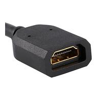 HUSHUI Cable de Extensión Macho a Hembra de 4 Piezas, Adaptadores Chapados en Oro para Televisores, PC y Consolas de Juegos, Compatible con 4K y 3D, Material TPE Duradero