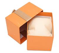 HUSHUI Caja de Almacenamiento de Relojes, Caja de Reloj Interior de Fieltro Suave con Almohada para Reloj para Hombres y Mujeres, Reloj de Pulsera Inteligente de Lujo, Uso Doméstico de (Naranja)