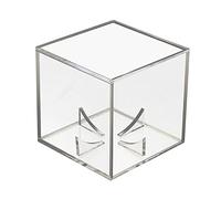 HUSHUI Caja de béisbol acrílica, Vitrina de béisbol, Caja Transparente de Pelota de Tenis de Golf para exhibición, Caja de Almacenamiento de Recuerdos, Soporte, protección UV, a Prueba de Polvo