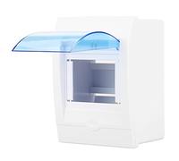 HUSHUI Caja de Distribución de Plástico, Protección Interior Duradera para Disyuntor de 3-4 Vías, Montaje en Pared, Uso Doméstico, Cubierta Azul