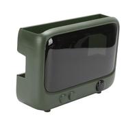 HUSHUI Caja de Soporte para Enrutador Montada en la Pared, Elegante Gestión de Cables para Sala de Estar, Dormitorio, Oficina, ABS, 11,02x3,74x8,27 Pulgadas (Verde)
