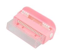 HUSHUI Caja de Soporte para Microaplicador, Dispensador de Cepillos de Plástico Transparente de Gran Capacidad con Manos Pequeñas para Fácil Acceso, Recargable para Uso Posterior (Rosa)