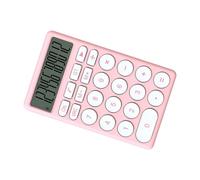 HUSHUI Calculadora de Dibujos Animados Calculadora Electrónica de Bolsillo Pequeña y Linda con Pantalla Grande para Uso Escolar y Doméstico Plástico (Rosa 135x8x2cm/53,15x3,15x0,79 Pulgadas)