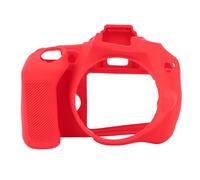 HUSHUI Cámara de Cubierta de Silicona para la Cámara para el Protector de Caja de Cámara Suave y sin Deslizamiento de D3500 (Rojo)