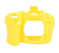 HUSHUI Camera Protective Silicona Case Fit para D7100 D7200 Cámara de Silicona Protectora de Cámara Suave sin Deslizamiento (Amarillo)