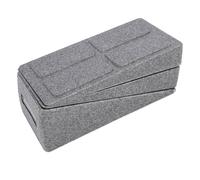 HUSHUI Camilla de Pantorrilla con Cuña Ajustable para Sentadillas, 3 Piezas, para Estiramiento Efectivo de Piernas en el Gimnasio de la Oficina en Casa, Material EPP, Tamaño de 12,2 Pulgadas (Gris)