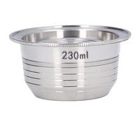 HUSHUI Cápsula de café Recargable de Acero Inoxidable G2, Herramienta de Filtro Duradera para Elaboración Casera de café de 230ml y 8oz