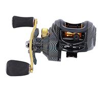 HUSHUI Carrete Baitcasting Rueda de Pesca Ligera de Fibra de Carbono 18 + 1BB con Relación de Engranaje 7,2: 1 para Pescadores 273g