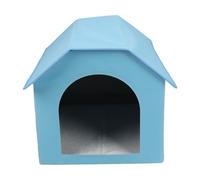 HUSHUI Casa Grande Impermeable para Mascotas para Perros y Gatos de Tamaño Pequeño a Mediano, Uso en Interiores y Exteriores, 20,3 X 16,5 X 15,7 Pulgadas (#1)