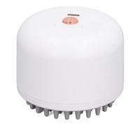 HUSHUI Cepillo de Masaje para Mascotas, Masajeador Eléctrico de Cabeza de Gato para Perros y Gatos, Alivia la Tensión y el Dolor Muscular, Promueve la Circulación, con Materiales ABS (Blanca)