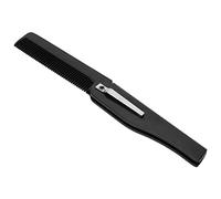 HUSHUI Cepillo de Pelo Plegable Diseño Compacto para Peine de Peinado Portátil para Hombres Negro Plástico 1 Pieza