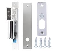 HUSHUI Cerradura de Embutir Magnética Eléctrica DC 12 V, Cerradura de Perno Automático para Control de Puertas, Acceso de Seguridad por Inducción para Seguridad en el Hogar y la