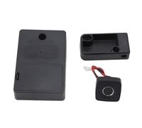 HUSHUI Cerradura de Gabinete con Huella Dactilar, Cerradura Eléctrica Biométrica Inteligente sin Llave para el Hogar y la Oficina, Almacenamiento Seguro, Aleación de Zinc ABS, Capacidad de 20 Usuarios