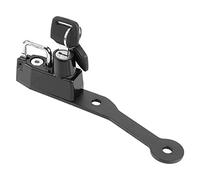 HUSHUI Cerradura para Casco de Motocicleta de Aluminio Duradero con 2 Llaves para S1000R S1000XR S1000RR 2009-2018 Funcionalidad Antioxidante
