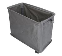 HUSHUI Cesta de Lavandería Delgada con Ruedas, Ruedas de 360° con Función de Bloqueo, Organizador de Almacenamiento de Malla Plegable, para Dormitorios, Salones de Belleza, Estaciones