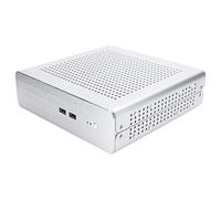 HUSHUI Chasis G60S HTPC, Carcasa MiniITX Totalmente de Aluminio para Computadora de Escritorio, Rendimiento Silencioso para Uso Doméstico y de Oficina, 17x17cm (USB2.0)