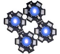 HUSHUI Chips de Luz UV de Alta Potencia 395-400 Nm Cuentas LED de Súper Brillo para Máquinas de Uñas y Aplicaciones Médicas 25 Piezas