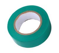 HUSHUI Cinta Eléctrica Adhesivo Fuerte Impermeable para Uso Interior Exterior Retardante de Llama PVC Verde 10 Rollos