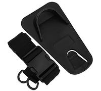 HUSHUI Cinturón de Cintura para Caña de Pescar, Soporte Ligero Ajustable para Herramientas de Aparejos para una Experiencia de Pesca Cómoda, Tamaño de Espuma EVA ABS ≤ 140cm, Color Negro (cinturón