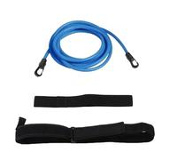 HUSHUI Cinturón de Entrenamiento de Natación para Entrenamiento de Fuerza en Todas Las Piscinas - Equipo de Natación de Material Ajustable de Nailon y TPE