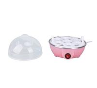 HUSHUI Cocedor de Huevos de Gallina, Haga 7 Huevos Cocidos Grandes con Apagado Automático Anti-quema en Seco, Lindo Diseño en Forma de Pollo, para (Rosa)