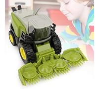 HUSHUI Coche Modelo Educativo De Juguete Cosechadora 1/42 para Niños, Vehículo De Plástico Y Aleación Duradera, Coche De Granja Deslizante Verde Brillante 13,5 X 5,3 X 6, Cm (Verde)
