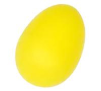 HUSHUI Coctelera de Huevos de Plástico, Instrumento Musical Duradero y Liviano para Actividades Educativas y Uso Doméstico, 1 Unidad (Amarilla)