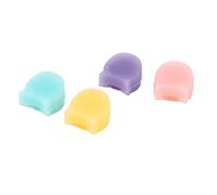 HUSHUI Cojín de Silicona para Reposapiés de Clarinete, 4 Uds., Colorido, Fácil de Instalar, para Principiantes de Clarinete, Material Suave