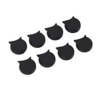 HUSHUI Cojines para Reposapiés de Clarinete, Almohadillas de Silicona Suaves para Mayor Comodidad Durante la Práctica, 8 Piezas, Color Negro
