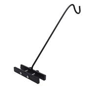 HUSHUI Colgante de Alimentación de Aves de Cubierta Acero de Servicio Pesado 360 Grados Gancho Giratorio Pole de Extensión para Canasta de Flores Luz Decorativa