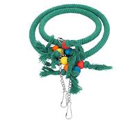 HUSHUI Columpio para Pájaros, Cuerda de Algodón, Columpio para Mascotas, Loro, Anillo Colgante para Escalar, Masticar, Morder, Juguetes, Accesorio para Jaula para Periquito,