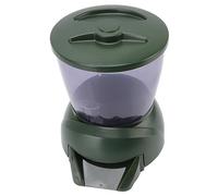 HUSHUI Comedero Automático para Peces con Pantalla LCD, Dispensador de Alimentos de Gran Capacidad de 4,25 L para Estanque y Acuario, Programable 1-4 Veces Al Día, Funciona con Baterías