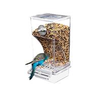 HUSHUI Comedero para pájaros, comedero automático para pájaros, a Prueba de Salpicaduras, Accesorios para jaulas de pájaros, contenedor de Comida para pájaros para Periquito, Canario, pinzón, cacatúa