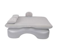 HUSHUI Cómodo colchón de aire para coche con 2 almohadas, soporte estable para camiones todoterreno, fácil de volar cama de camping (gris)
