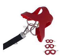 HUSHUI Conjunto de Arnés y Correa para Conejillos de Indias, Chaleco para Caminar de Nailon Duradero para Exploración de Mascotas, 3 Tamaños, 1 Correa (Rojo)