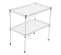 HUSHUI Conta de Microondas de Doble Capa Ajustable, Estante de Encimera de Cocina Multifuncional, Organizador de Ahorro de Espacio para Microondas y Electrodomésticos