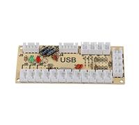 HUSHUI Controlador Codificador USB para Juegos con Carcasa Acrílica Duradera para y PC Mainframe - 9,5 X 3,5 X 1 Cm (Harto)
