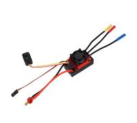 HUSHUI Controlador Electrónico de Velocidad sin Escobillas Duradero ESC 60A para Coche RC con Ventilador de Refrigeración para Carreras de Camiones 1/10