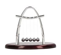 HUSHUI Cradle Balance Balls, Juguete de Escritorio con 5 Bolas Colgantes para Decoración de la Oficina en el Hogar, Alivio del Estrés y Educación para Niños (M 23x14x18cm)