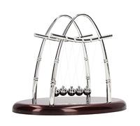 HUSHUI Cradle Balance Balls, Juguete de Escritorio con 5 Bolas Colgantes para Decoración de la Oficina en el Hogar, Alivio del Estrés y Educación para Niños (S 18x11x14,5cm)