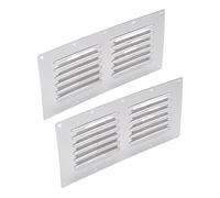 HUSHUI Cubierta de Aire de Aire de Ventilación de 2 Piezas 316 Cubierta de Panel de Ventilación de Aire Rectangular de Acero Inoxidable para Barcos Yates