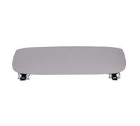 HUSHUI Cubierta de Cuero Artificial para Panel Trasero de Asiento, Accesorio Elegante y Duradero para Serie 5 F07 F10 F11 2010-2017 (Gris)