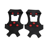 HUSHUI Cubrezapatos Antideslizantes para Nieve para una Excelente Tracción con 10 Tacos para Carreteras Urbanas y Pastizales Pintorescos en Talla L